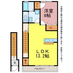 メゾン松の物件間取画像